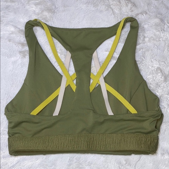 Fabletics Green Seamless Sports Bra with Racerback - Picture 8 of 8